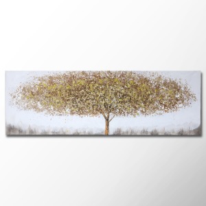 150 골드브라운 나무 대형 그림 꽃 액자 인테리어 캔버스 거실