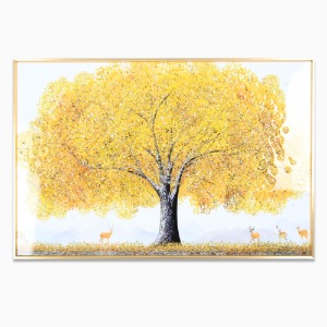 생명의나무 화이트 황금 돈나무 액자 해바라기 그림 인테리어 사과 거실
