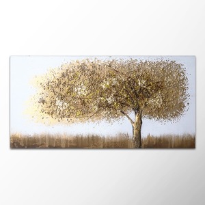 120 골드나무 대형 해바라기 그림 꽃 액자 인테리어 캔버스 거실