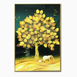 코끼리 나무 황금 돈나무 액자 해바라기 그림 인테리어 사과 거실
